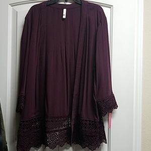 Plum colored kimono